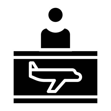 masa web simgesi vektör illüstrasyonu