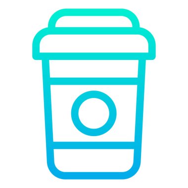 Kahve fincanı. Basit tasarım