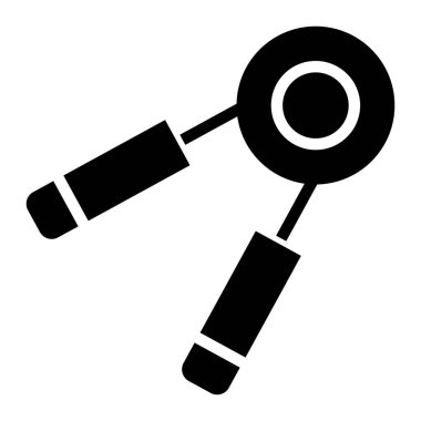 Modern El kavrama simgesinin vektör illüstrasyonu