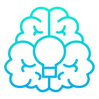 Bir fikrim var. Web simgesi basit illüstrasyon 