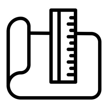 Minimalist vektör simgesini beyaza izole et 