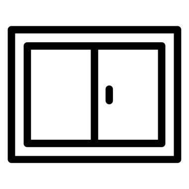 Gardırop. Web simgesi basit illüstrasyon