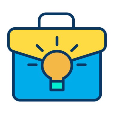 Bir fikrim var. Web simgesi basit illüstrasyon 