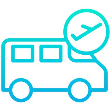 Basit uçuş simgesi, vektör illüstrasyonu