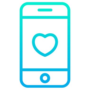 Smartphone Simgesi, vektör illüstrasyonu