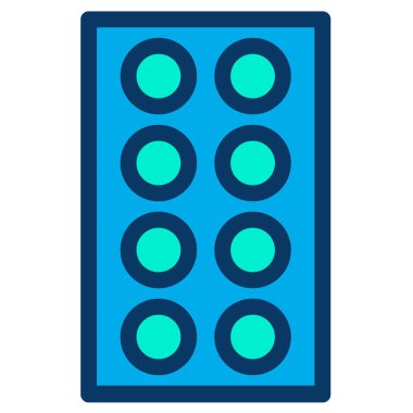 haplar beyaza izole edilmiş minimalist vektör simgesi