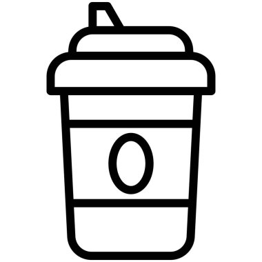 Kahve fincanı. Basit tasarım