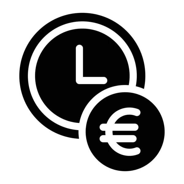 Euro Währungskonzept Einfache Kunst Vektor Illustration — Stockvektor