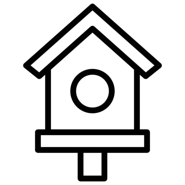 Icono Casa Simple Ilustración Vectorial — Archivo Imágenes Vectoriales