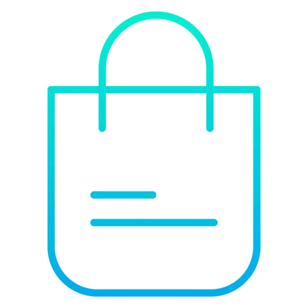 Shopping Bag Simple Illustration — Stock Vector