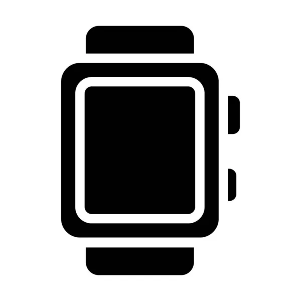 Simple Smartwatch Icono Vector Ilustración — Vector de stock