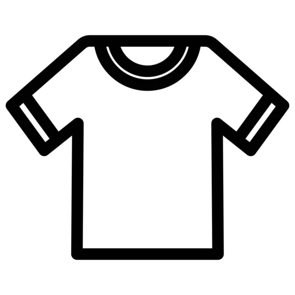 Camisa Icono Vector Simple Sobre Fondo Blanco — Vector de stock