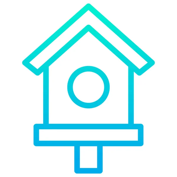 Einfaches Haussymbol Vektorillustration — Stockvektor