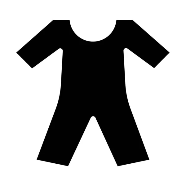 Camisa Icono Web Ilustración Simple — Vector de stock