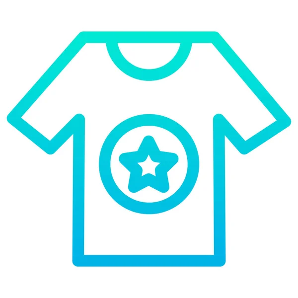 Camiseta Icono Simple Ilustración Vectorial — Vector de stock