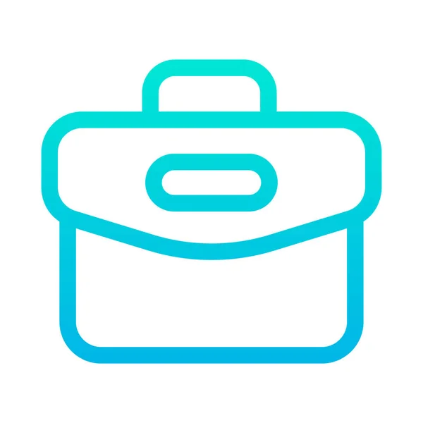 Τσάντα Web Εικονίδιο Απλή Απεικόνιση — Διανυσματικό Αρχείο
