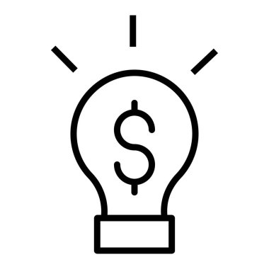 Dolar. Web simgesi basit tasarım