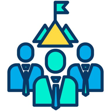 iş konsepti vektör illüstrasyonu basit sanat 