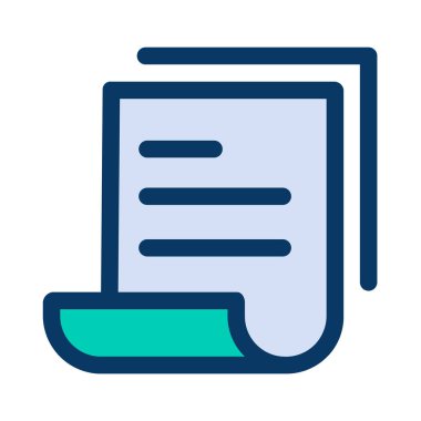 belge simgesi vektör illüstrasyonu