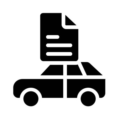 Teslimat kamyonu ikon vektörü. Araba servisi tabelası. izole edilmiş sınır sembolü çizimi
