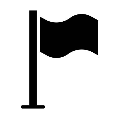 bayrak simgesi, vektör illüstrasyonu