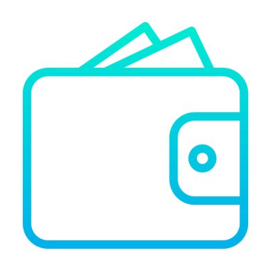 Cep minimalistik vektör simgesi beyaza izole edildi 