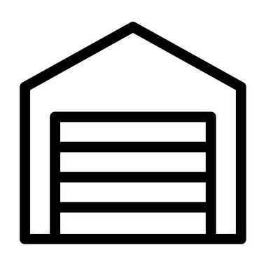 Ev. Web simgesi basit illüstrasyon