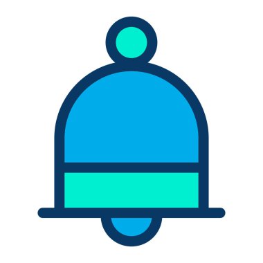 Bilgilendirme zili. Web simgesi basit illüstrasyon