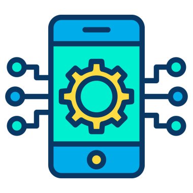 Web simgesi ayarlama, illüstrasyon vektör