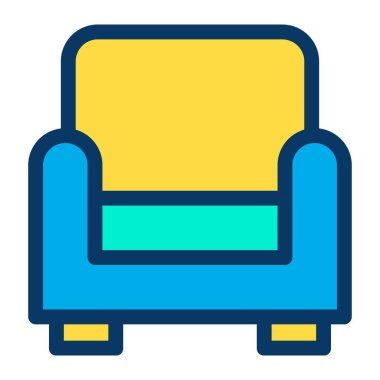 Beyaz arkaplanda basit vektör simgesi