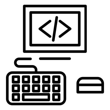 bilgisayar simgesi, vektör illüstrasyonu