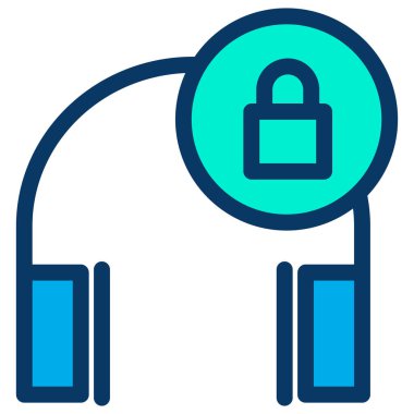 basit vektör illüstrasyonunu kilitle