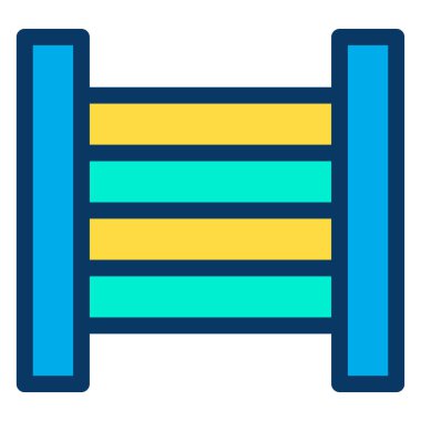 Beyaz arkaplanda Trellis basit vektör simgesi