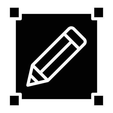 Basit vektör grafik simgesi, vektör illüstrasyonu