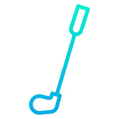 golf ikonu vektör illüstrasyonu