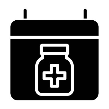 Takvim. Web simgesi basit illüstrasyon