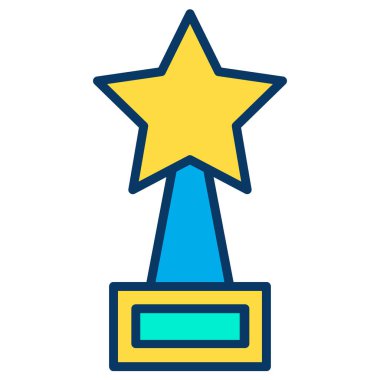 Ödül. Web simgesi vektör illüstrasyonu