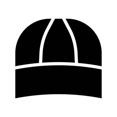 Şapka satırı simgesinin vektör illüstrasyonu 