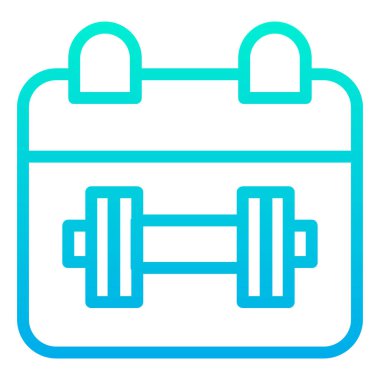 Takvim. Web simgesi basit illüstrasyon