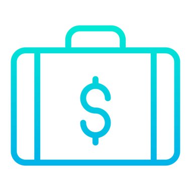 Portföy. Web simgesi basit tasarım