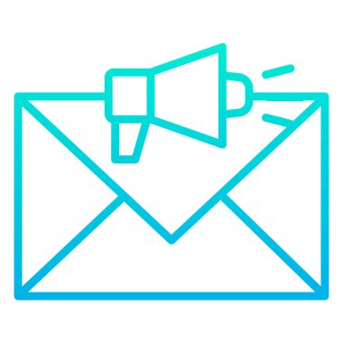 posta simgesi, vektör illüstrasyonu