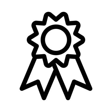 Madalya ödülü. Web simgesi basit tasarım