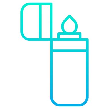 Çakmak. Web simgesi basit illüstrasyon