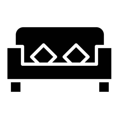 Beyaz arkaplanda basit vektör simgesi