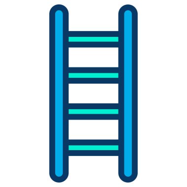 merdiven ağ ikonu vektör illüstrasyonu