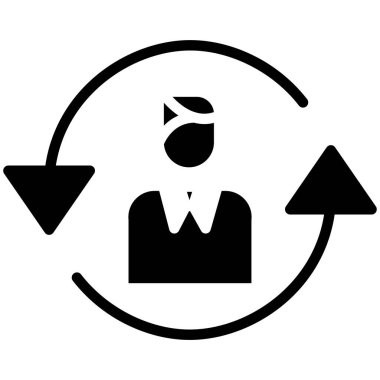 Basit kullanıcı arayüzü simgesi, vektör illüstrasyonu