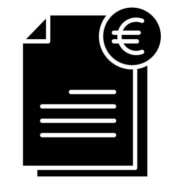 Avro para birimi kavramı basit sanat vektörü illüstrasyonu 