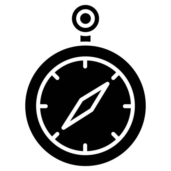 Kompass Web Icon Vektor Illustration — Stockvektor