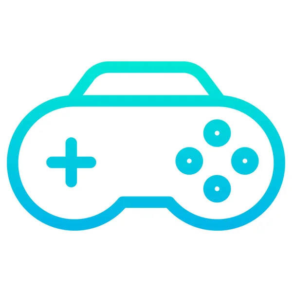 Gamepad Vektor Ikon Illustration — Stock vektor