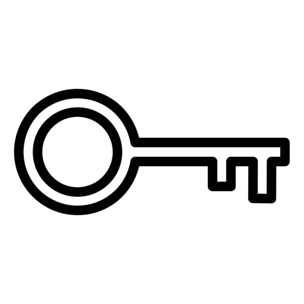 Semplice Icona Del Concetto Password Chiave Illustrazione Vettoriale — Vettoriale Stock